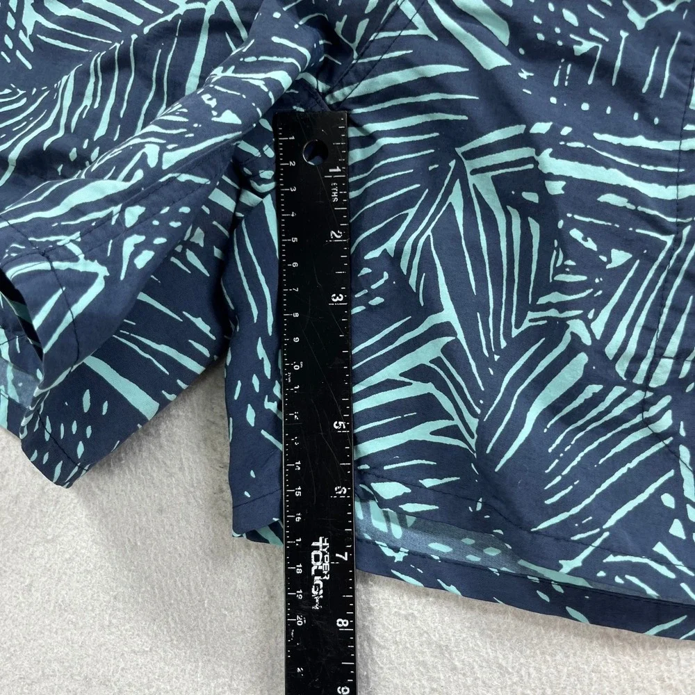 Patagonia Baggies Shorts Mens M Rail Road Blue Abstract 7